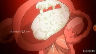 введение спермы в матку - аниме хентай - порно видео