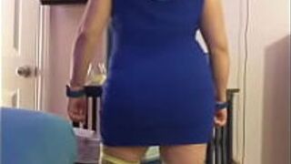 Хотвайф Штеффи танцует с киской в полнолуние - порно видео