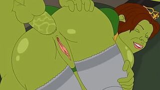 Шрек и Фиона ХХХ - порно видео