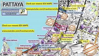 Карта уличной проституции Паттайи в Таиланде ... уличная проституция, секс массаж, уличные рабочие, фрилансеры, бары, минет - порно видео