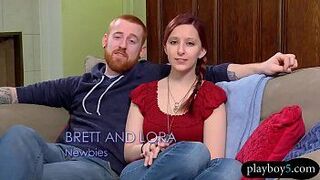 Пара в первый раз свингеры и групповой секс в любительском видео - порно видео